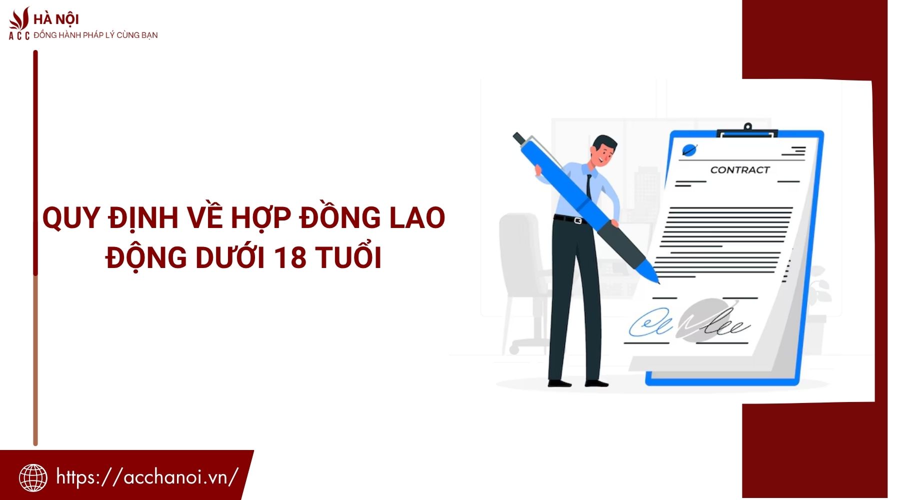 Quy định về hợp đồng lao động dưới 18 tuổi