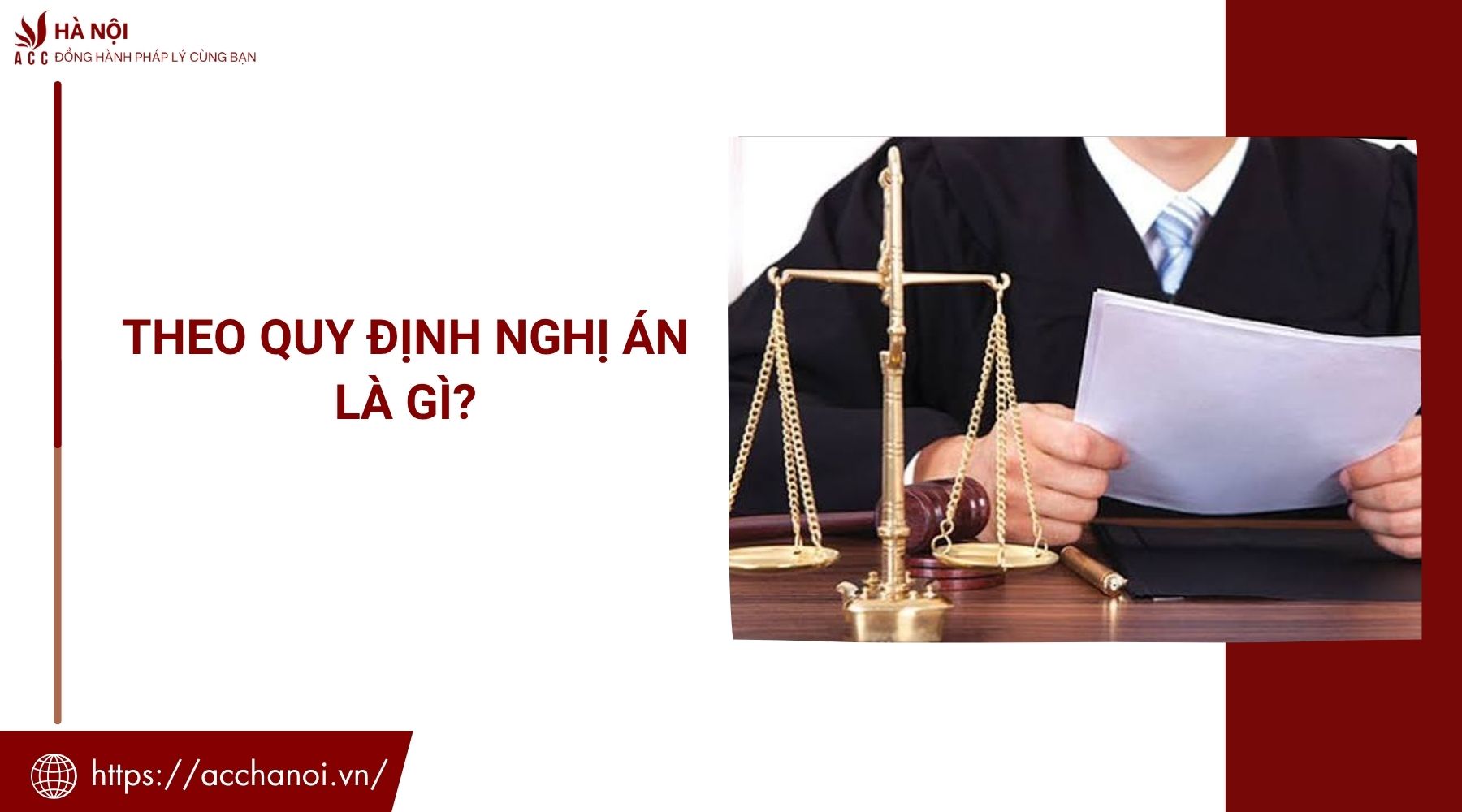 Theo quy định nghị án là gì?