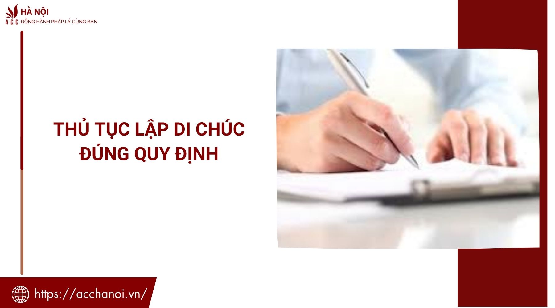 Thủ tục lập di chúc đúng quy định 1 Thủ tục lập di chúc đúng quy định