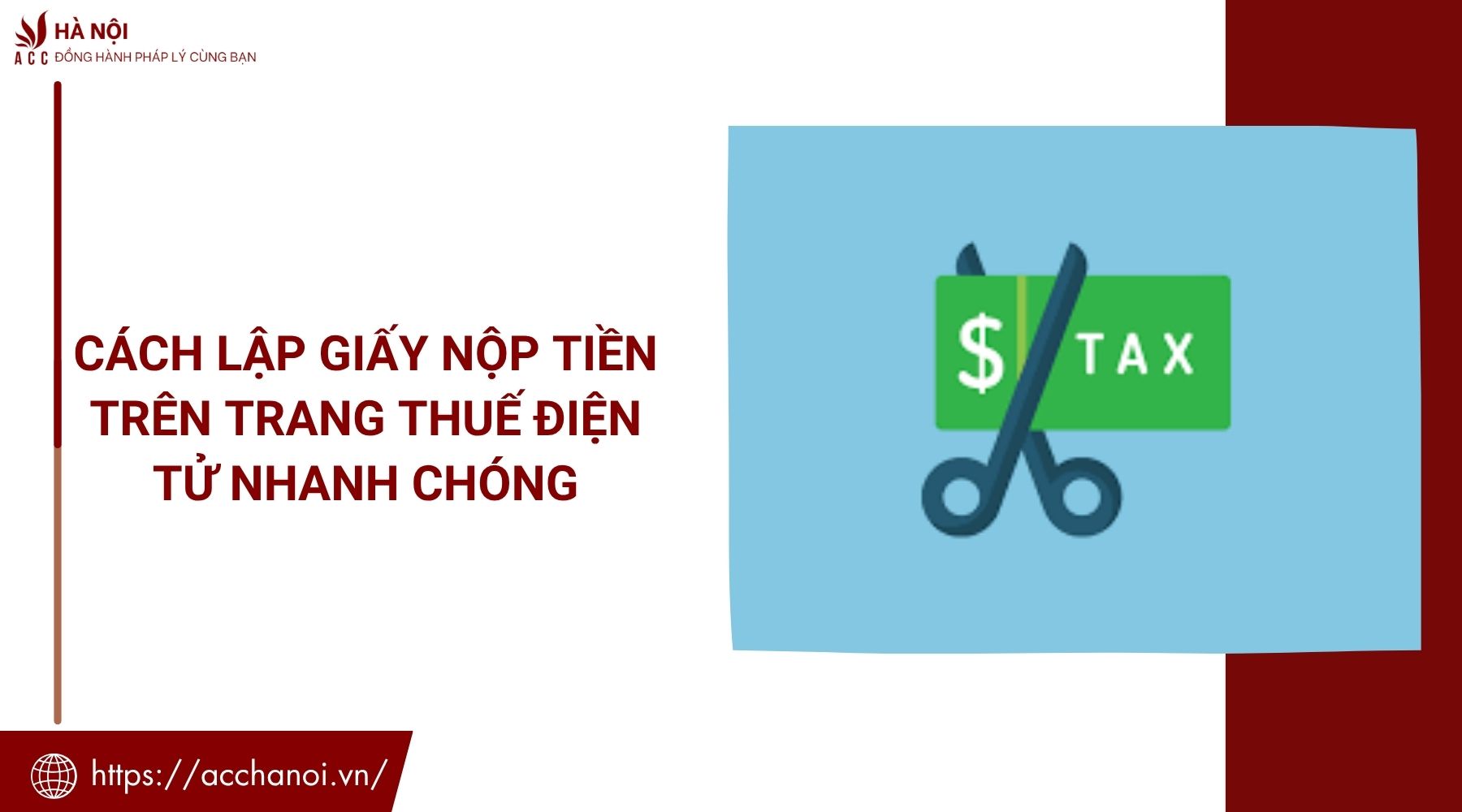 Cách lập giấy nộp tiền trên trang thuế điện tử nhanh chóng