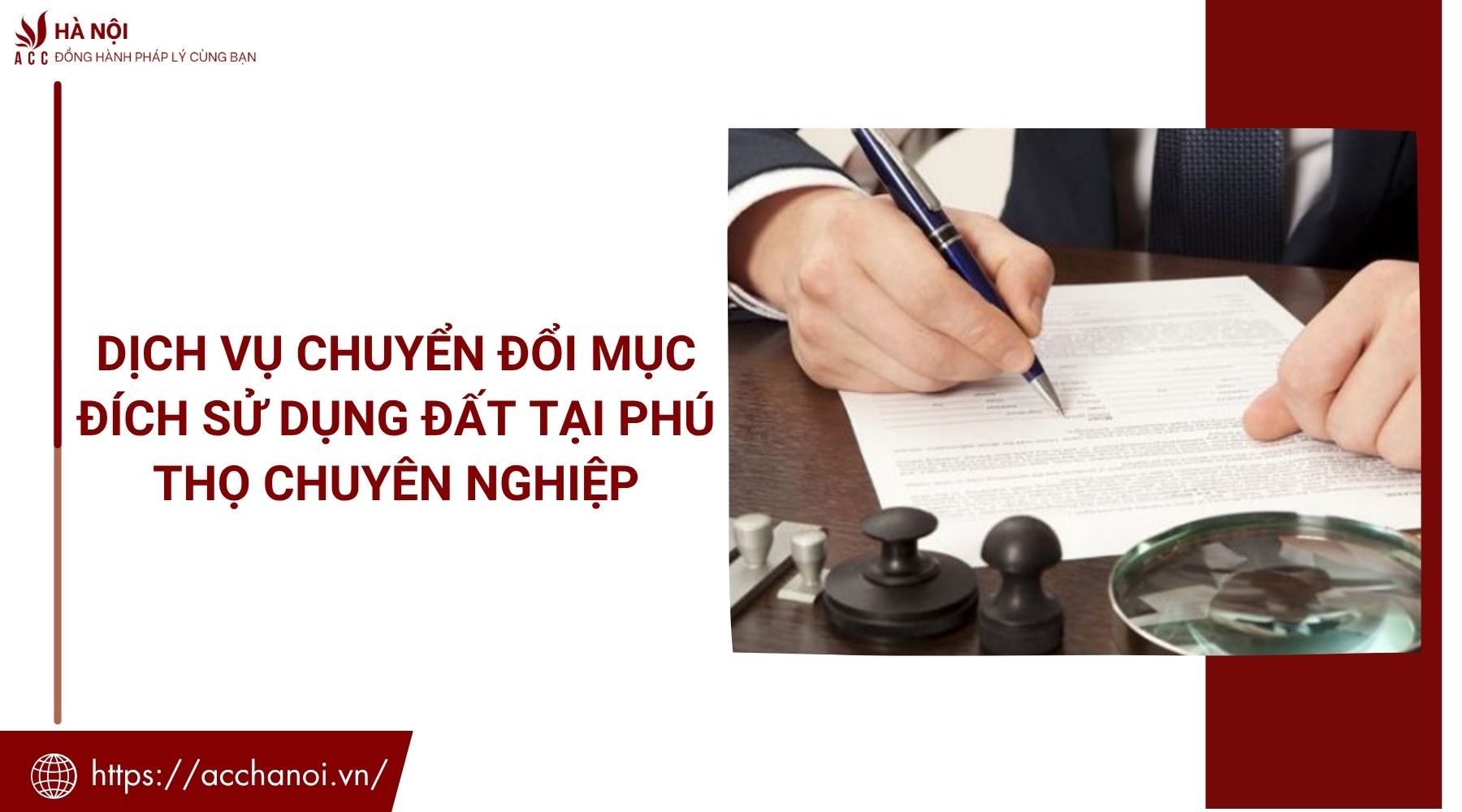 Dịch vụ chuyển đổi mục đích sử dụng đất tại Phú Thọ chuyên nghiệp