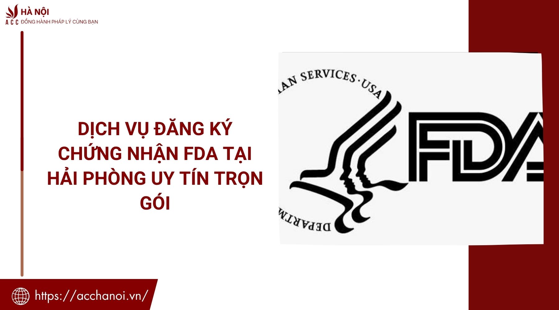 Dịch vụ đăng ký chứng nhận FDA tại Hải Phòng uy tín trọn gói