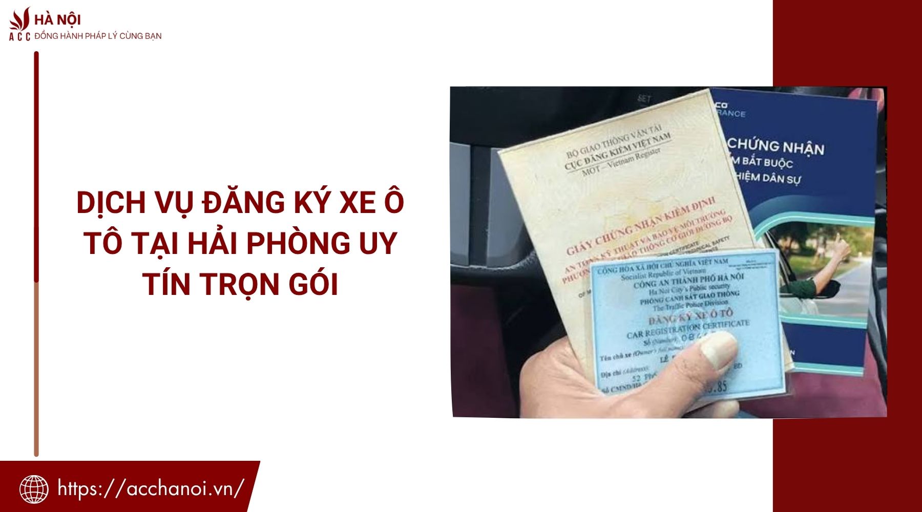 Dịch vụ đăng ký xe ô tô tại Hải Phòng uy tín trọn gói 1 Dịch vụ đăng ký xe ô tô tại Hải Phòng uy tín trọn gói