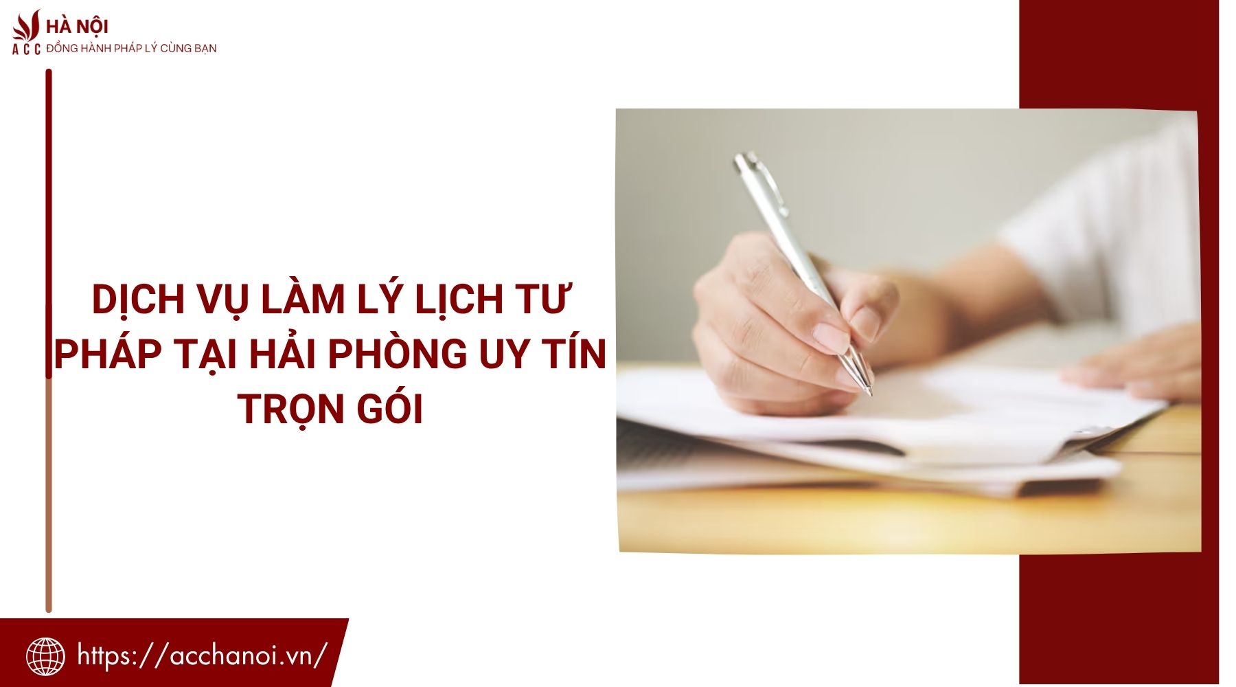 Dịch vụ làm lý lịch tư pháp tại Hải Phòng uy tín trọn gói