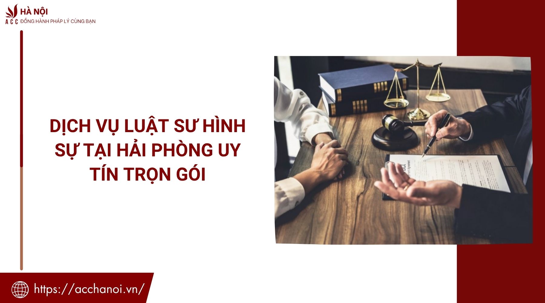 Dịch vụ luật sư hình sự tại Hải Phòng uy tín trọn gói