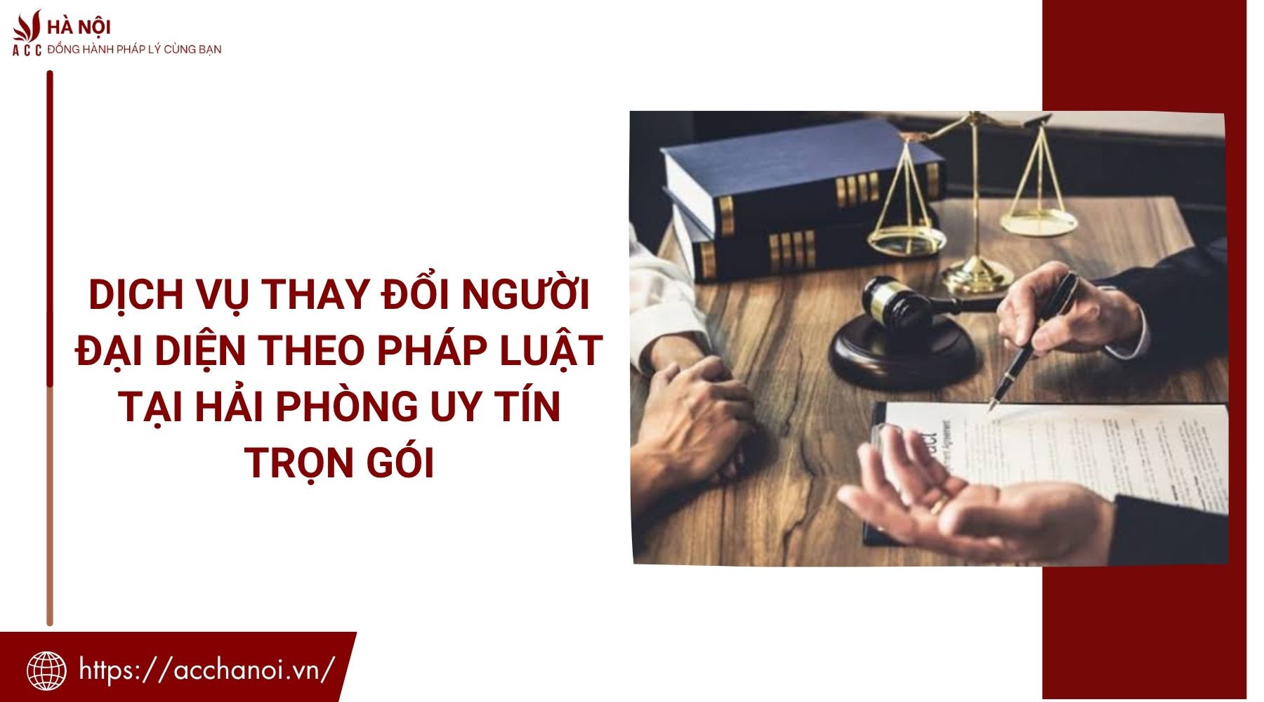 Dịch vụ thay đổi người đại diện theo pháp luật tại Hải Phòng uy tín trọn gói