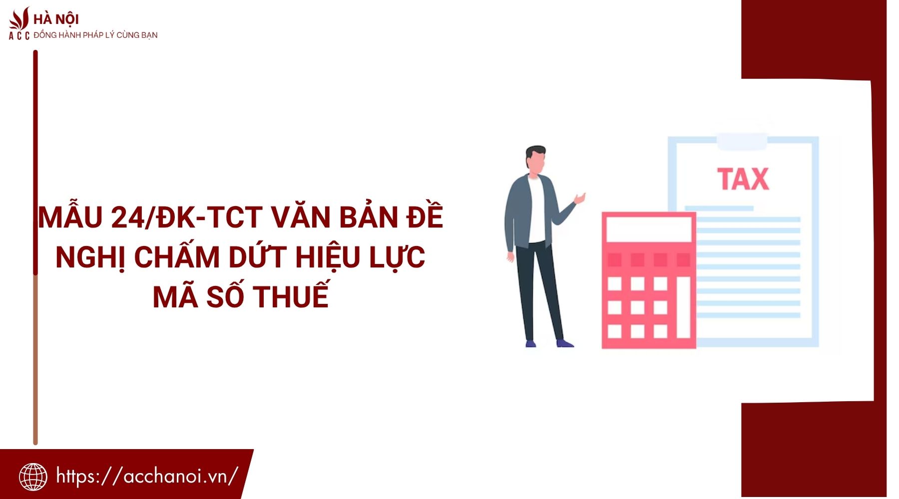 Mẫu 24/ĐK-TCT Văn bản đề nghị chấm dứt hiệu lực mã số thuế