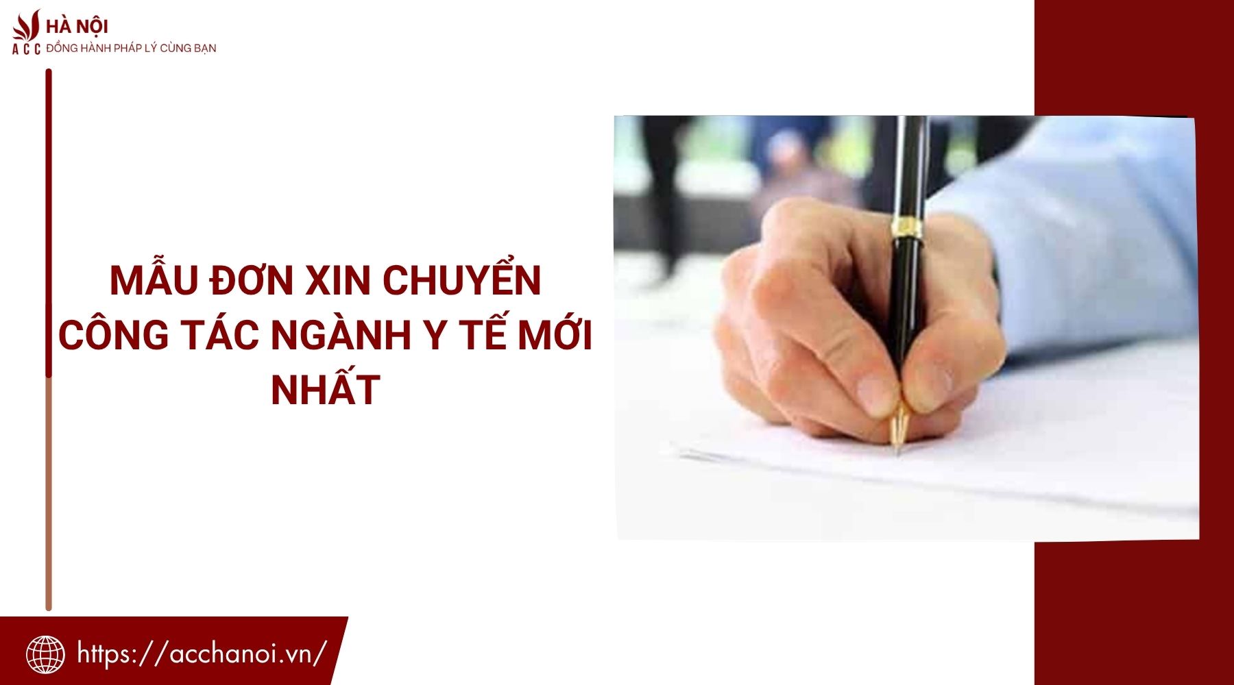 Mẫu đơn xin chuyển công tác ngành y tế mới nhất