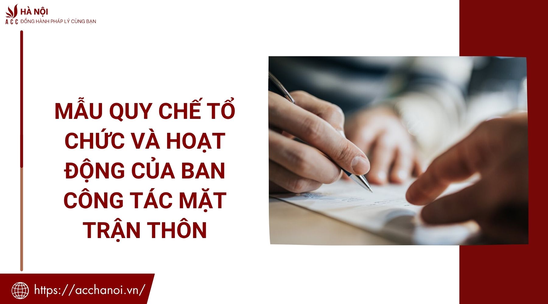 Mẫu quy chế tổ chức và hoạt động của Ban công tác Mặt trận thôn