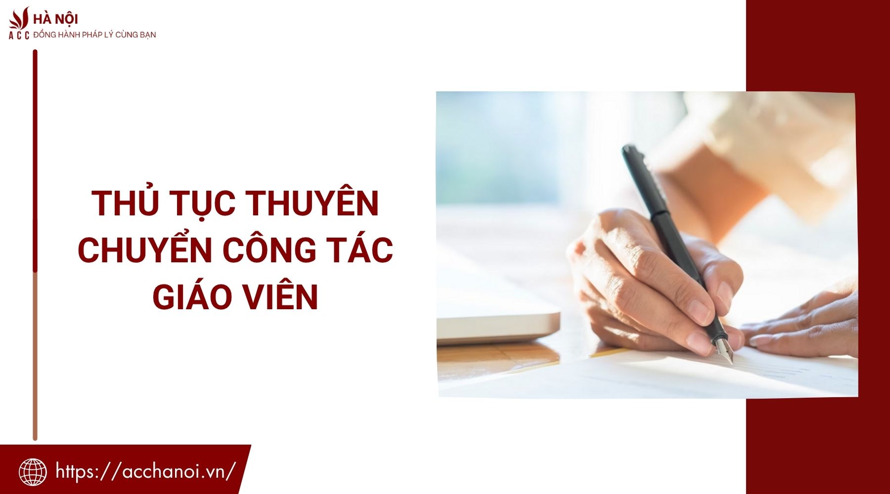 Thủ tục thuyên chuyển công tác giáo viên