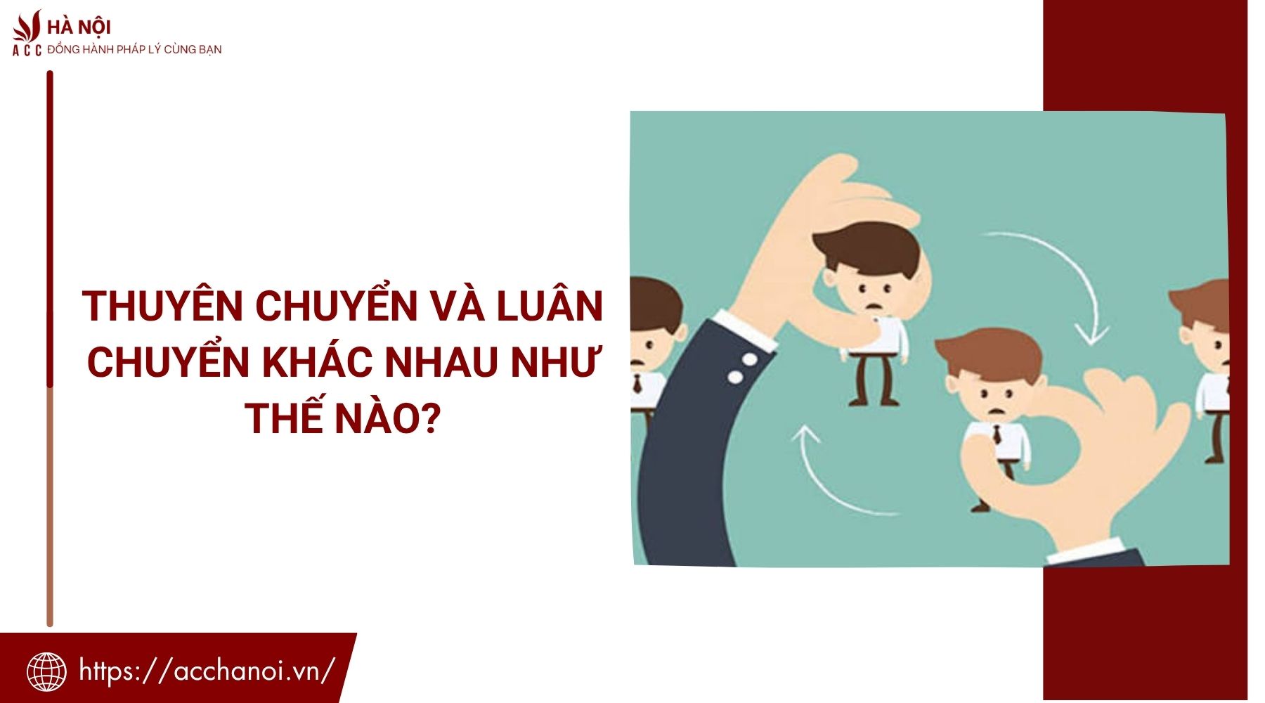 Thuyên chuyển và luân chuyển khác nhau như thế nào?
