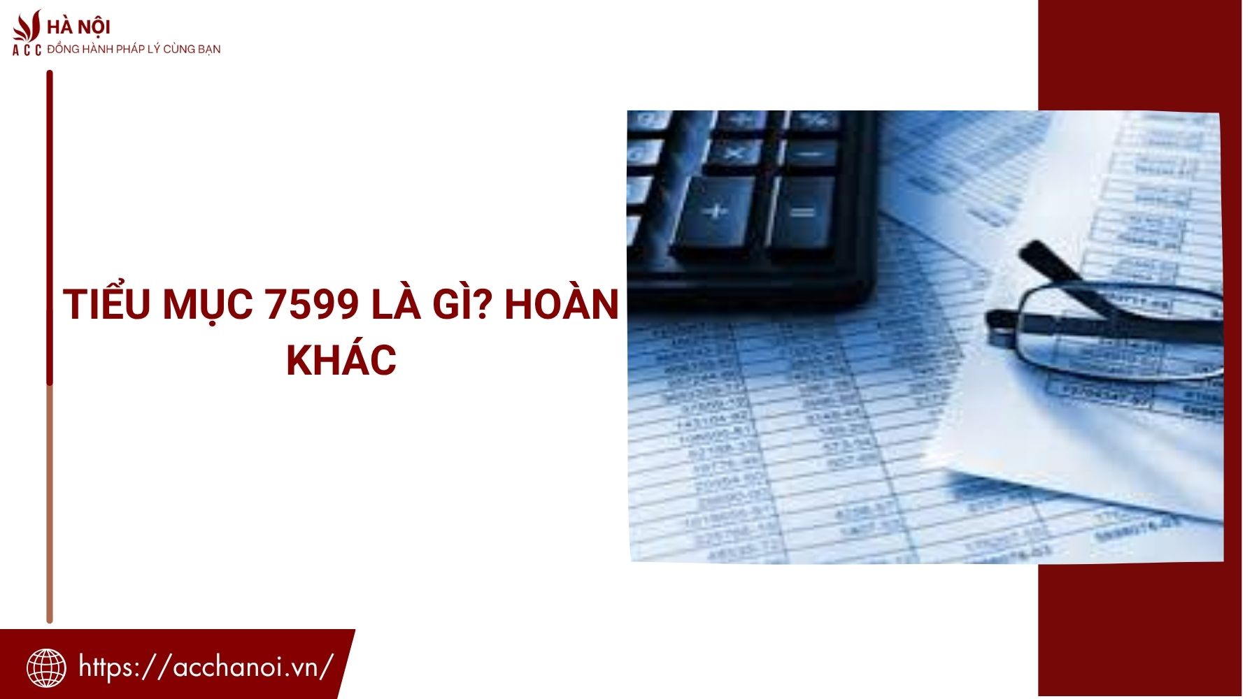 Tiểu mục 7599 là gì? Hoàn khác