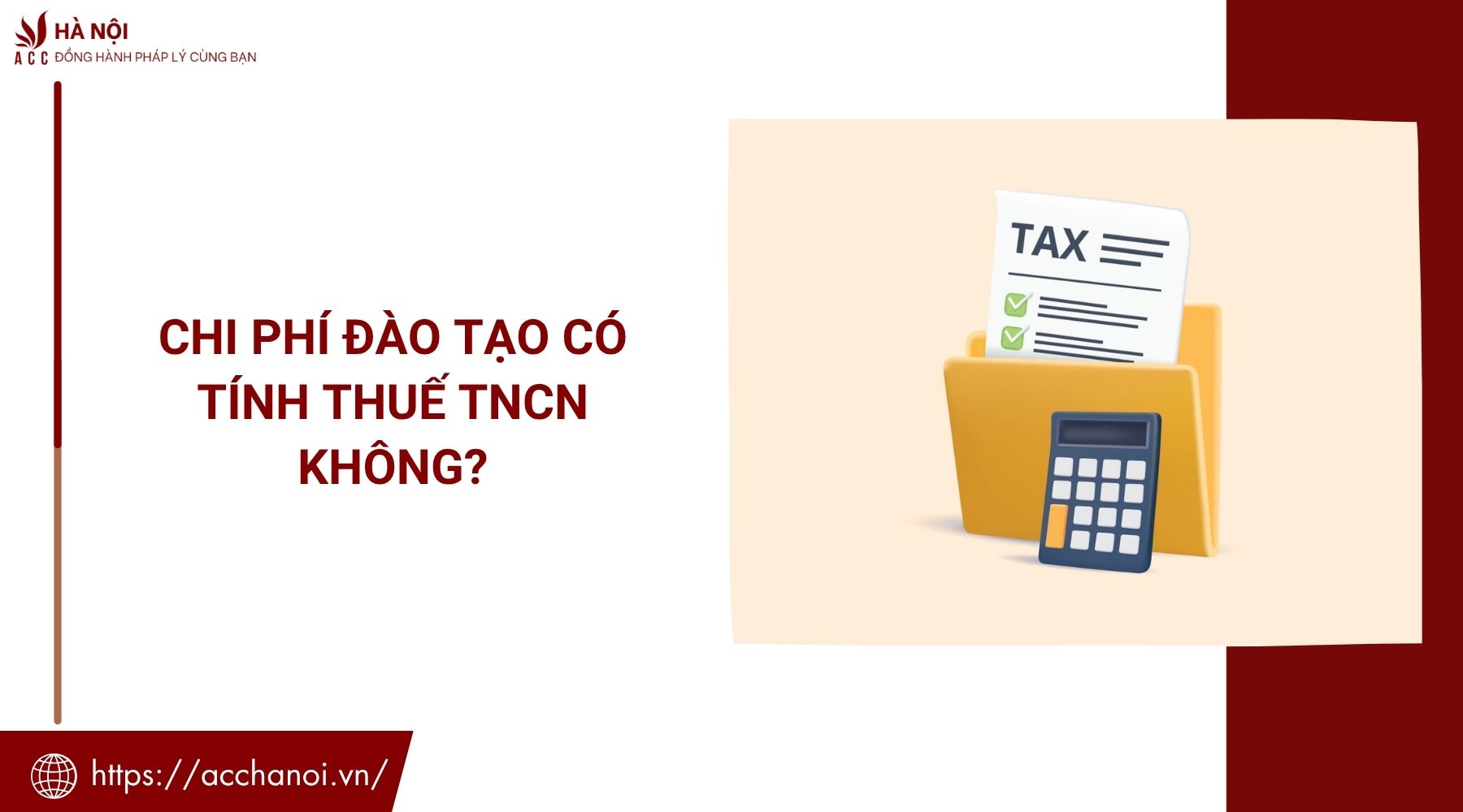 Chi phí đào tạo có tính thuế TNCN không?