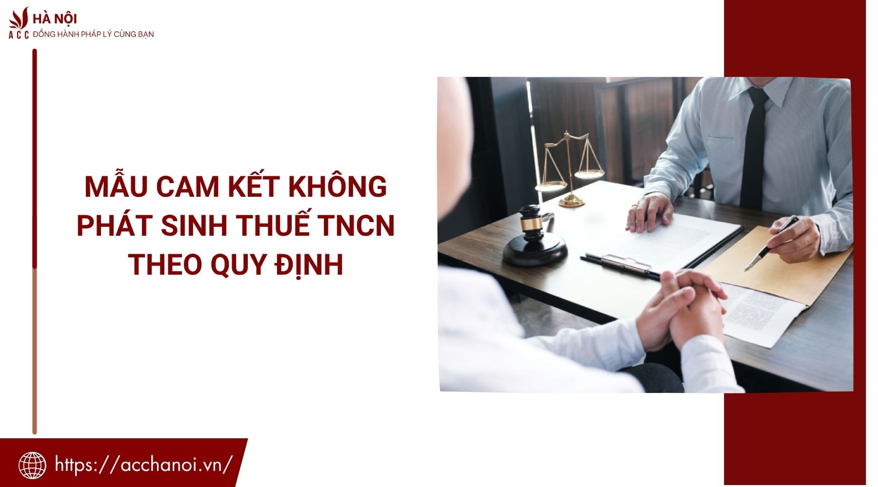 Mẫu cam kết không phát sinh thuế TNCN theo quy định