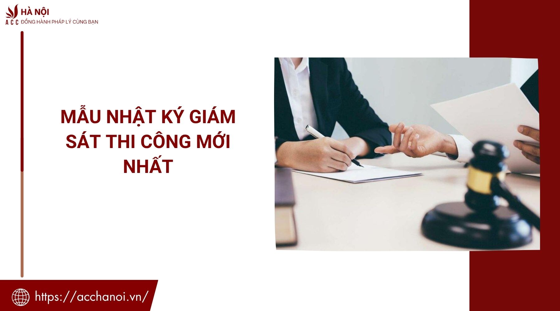 Mẫu nhật ký giám sát thi công mới nhất