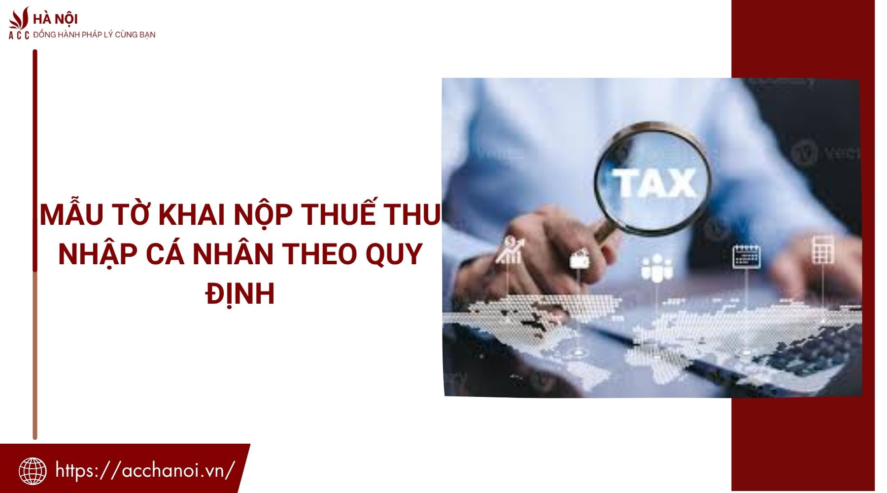 Mẫu tờ khai nộp thuế thu nhập cá nhân theo quy định