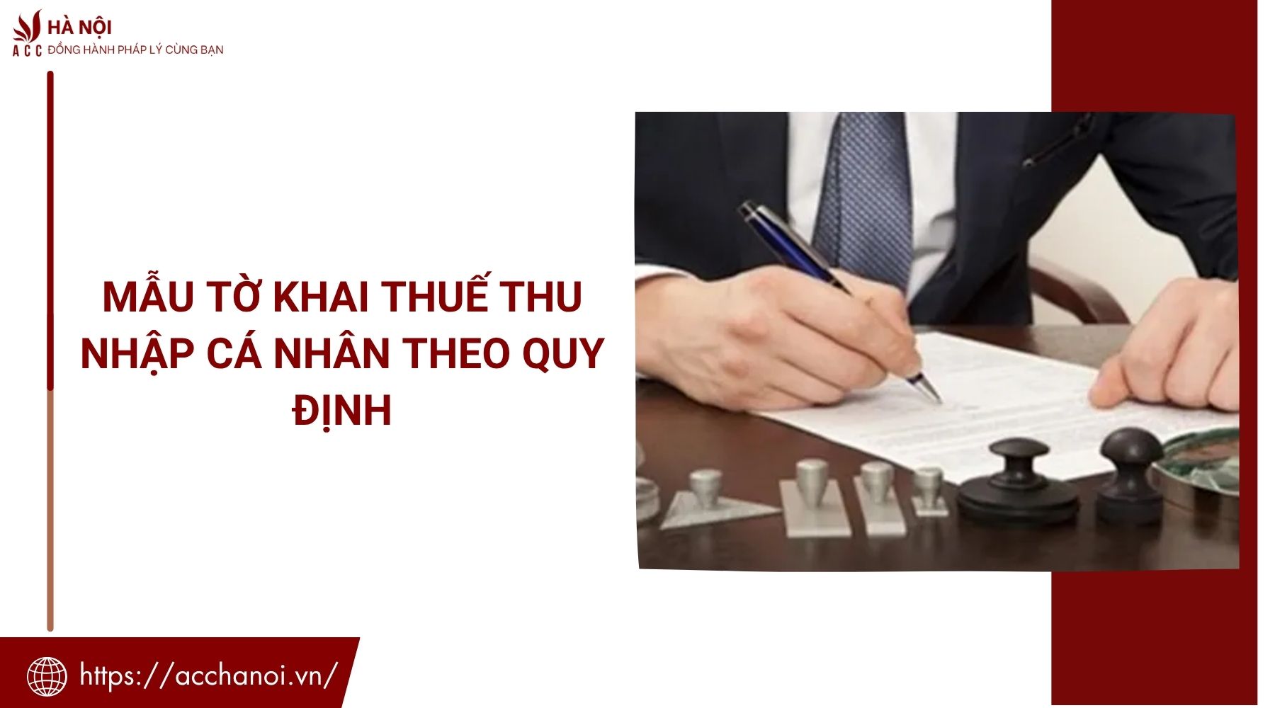 Mẫu tờ khai thuế thu nhập cá nhân theo quy định